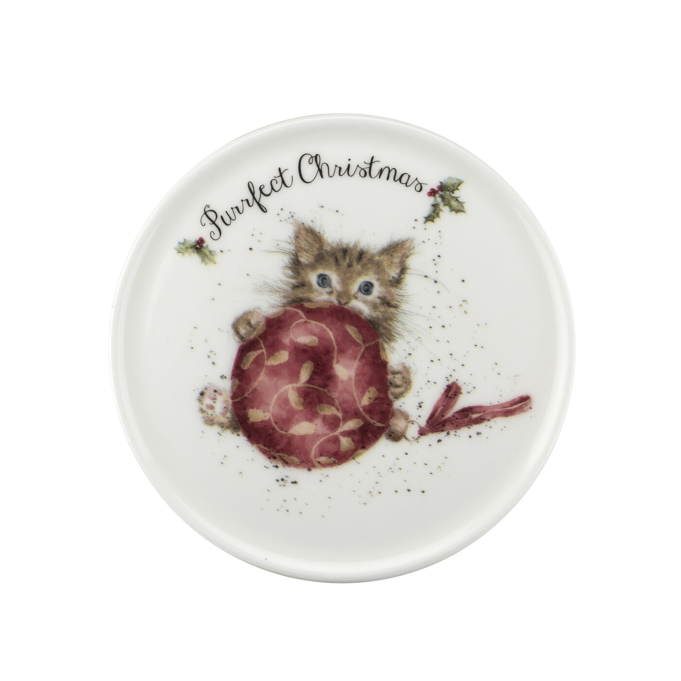 Wrendale Designs Mug & Coaster Set Purrfect Christmas, Kitten image number null